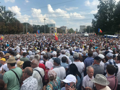 Manifestantii adunati la protestul din PMAN au adoptat o proclamatie. Textul complet al documentului / DOC