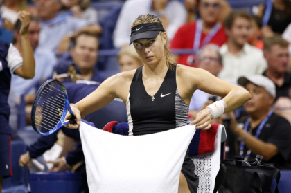 Maria Sharapova, eliminata in optimi la US Open de Carla Suarez Navarro, locul 22 WTA - VIDEO