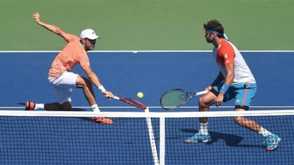 Radu Albot si Malek Jaziri au cedat in semifinale la US Open, in fata polonezului Kubot si brazilianului Melo - FOTO Radu Albot si Malek Jaziri au cedat in semifinale la US Open, in fata polonezului Kubot si brazilianului Melo - FOTO
