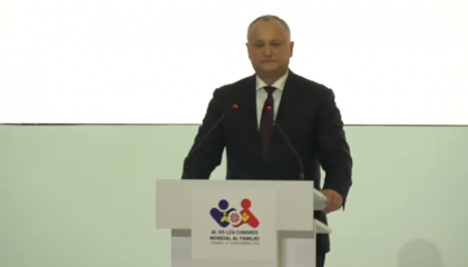 Congresul Mondial al Familiei pe care Igor Dodon il gazduieste. Expertii Promo-LEX spun ca acest congres ar fi o incercare a presedintelui de a-si face PR politic, inainte de parlamentare - GALERIE FOTO
