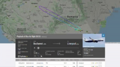 Un avion Blue Air s-a intors de urgenta pe Aeroportul Otopeni Un avion Blue Air s-a intors de urgenta pe Aeroportul Otopeni