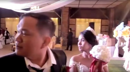 Momentul terifiant in care nunta unui cuplu este intrerupta de taifunul Mangkhut in Filipine - VIDEO Momentul terifiant in care nunta unui cuplu este intrerupta de taifunul Mangkhut in Filipine - VIDEO