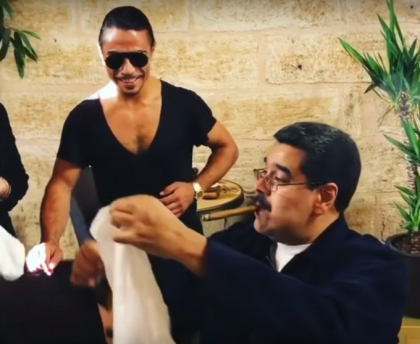 Venezuelenii, scandalizati de imaginile cu Maduro intr-un restaurant de lux din Istanbul - VIDEO