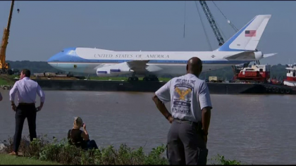 Replica a Air Force One, avionul presedintilor americani, transformata in muzeu