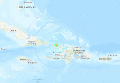 Cutremur de 5,8 pe Richter in Haiti. Sunt mai multi raniti - FOTO