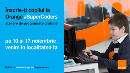 Orange #SuperCoders vine in scoala ta - ateliere gratuite de programare pentru copii - VIDEO Orange #SuperCoders vine in scoala ta - ateliere gratuite de programare pentru copii - VIDEO