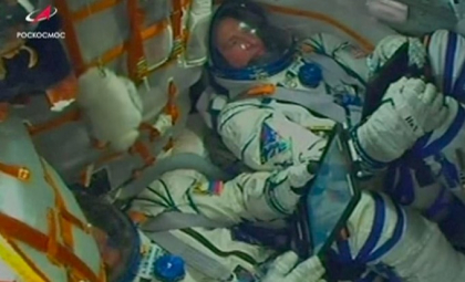 Reactia astronautilor in capsula in momentul producerii defectiunii la racheta Soyuz - VIDEO