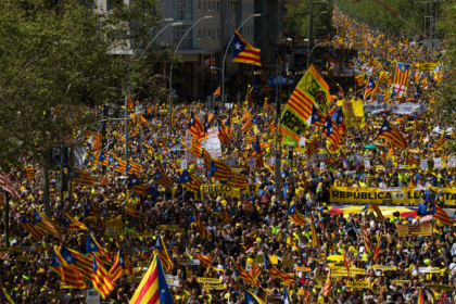 Catalonia intra din nou in conflict cu guvernul spaniol. Se cere abolirea monarhiei