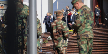 Igor Dodon, prezent la repetitia generala la Presedintie in ajunul vizitei lui Erdogan - FOTO/VIDEO - ZdG.md