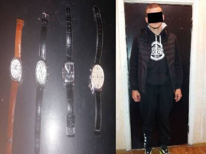 A spart geamul unui apartament din capitala, a intrat in casa si a iesit de acolo cu ceasuri in valoare de peste 45 de mii de lei. Un tanar de 24 de ani, retinut. Cum si-a motivat fapta - FOTO