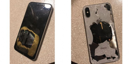 Incident incredibil. Ce s-a intamplat cu acest iPhone X dupa un upgrade de sistem
