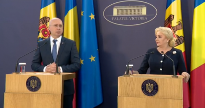 Fara tarife de roaming pentru o zi, intre Romania si Moldova. Un document in acest sens a fost semnat de Pavel Filip si Viorica Dancila - LIVE VIDEO Fara tarife de roaming pentru o zi, intre Romania si Moldova. Un document in acest sens a fost semnat de Pavel Filip si Viorica Dancila - LIVE VIDEO