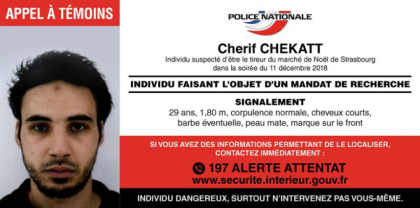 Autorul atentatului de la Strasbourg inca nu a fost prins. Descoperirea ingrijoratoare facuta de anchetatori - FOTO