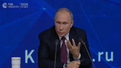 URMARESTE LIVE. Conferinta de presa maraton a lui Vladimir Putin