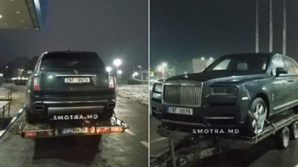 Al cui o fi? Rolls-Royce Cullinan, primul SUV din istoria marcii britanice, surprins la frontiera moldoveneasa. Cum arata si cat costa - FOTO/VIDEO Al cui o fi? Rolls-Royce Cullinan, primul SUV din istoria marcii britanice, surprins la frontiera moldoveneasa. Cum arata si cat costa - FOTO/VIDEO