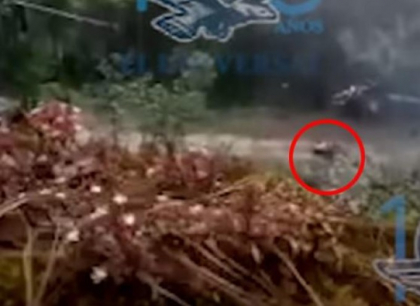 Momentul in care 4 politisti sunt impuscati de asasini ai unui cartel - VIDEO