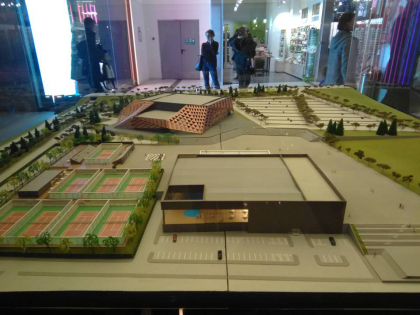Asa va arata Arena Chisinau. Macheta acesteia a fost etalata intr-un centru comercial din capitala - FOTO Asa va arata Arena Chisinau. Macheta acesteia a fost etalata intr-un centru comercial din capitala - FOTO