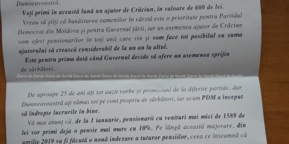 Scrisori (ne)electorale de la PDM. Ce le-a scris Plahotniuc pensionarilor in prag de alegeri si de sarbatori - Ziarul de Garda Scrisori (ne)electorale de la PDM. Ce le-a scris Plahotniuc pensionarilor in prag de alegeri si de sarbatori - Ziarul de Garda