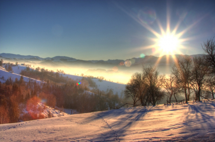 Cer noros si maxime de pana la 5 grade Celsius. Cum va fi vremea de Revelion. Prognoza meteo - FOTO