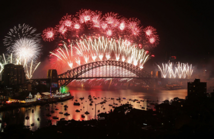 REVELION PE GLOB. Australia a trecut in 2019 cu un foc de artificii spectaculos in Sydney - VIDEO