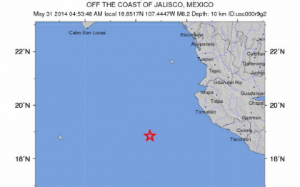 Cutremur cu magnitudinea de 6,2 in largul Mexicului. Autoritatile nu au emis alerta de tsunami Cutremur cu magnitudinea de 6,2 in largul Mexicului. Autoritatile nu au emis alerta de tsunami