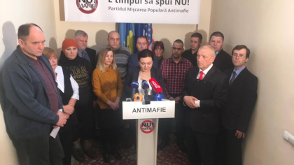 Partidul Miscarea Populara Antimafie s-a lansat in campanie electorala: "Aceste alegeri se vor termina cu o profunda criza" - FOTO