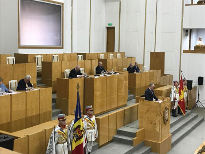 Igor Dodon a organizat o adunarea festiva dedicata aniversarii a "660 de ani de la la intemeierea Statului Moldovenesc" - GALERIE FOTO