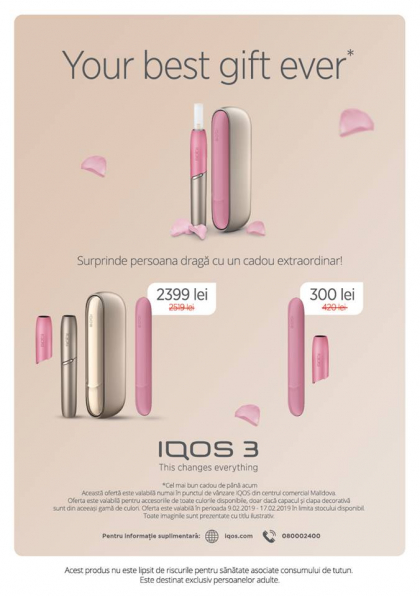 IQOS 3 - Ofera cel mai bun cadou de Ziua Indragostitilor