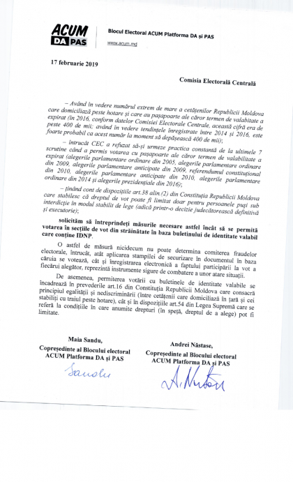 Blocul ACUM cere CEC-ului sa permita votarea cetatenilor din diaspora in baza buletinului de identitate - FOTO Blocul ACUM cere CEC-ului sa permita votarea cetatenilor din diaspora in baza buletinului de identitate - FOTO