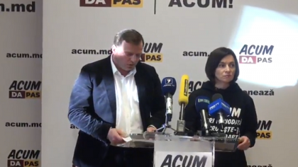 Maia Sandu: "Nu recunoastem validitatea voturilor din cele 2 circumscriptii transnistrene. Oamenii au fost platiti cu 20-40 de dolari. Aceasta frauda pune in pericol rezultatele alegerilor" - VIDEO