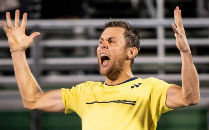 Radu Albot face istorie pentru Republica Moldova in Delray Beach. Este primul tenismen moldovean care a obtinut titlul ATP - VIDEO