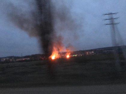 Incendiu de vegetatie in apropiere de Anenii Noi - GALERIE FOTO Incendiu de vegetatie in apropiere de Anenii Noi - GALERIE FOTO