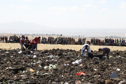 Avionul prabusit in Etiopia: 157 de morti. Pilotul ceruse sa se intoarca pe aeroport Avionul prabusit in Etiopia: 157 de morti. Pilotul ceruse sa se intoarca pe aeroport