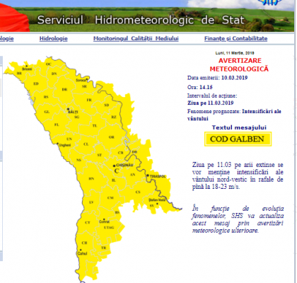 Codul galben de vant a fost prelungit si pentru astrazi. Ce spun meteorologii - FOTO