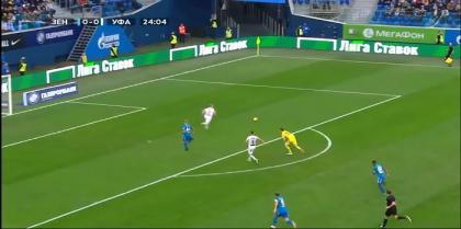 Catalin Carp a marcat un nou gol in Campionatul Rusiei de fotbal. Jucatorul selectionatei noastre, a inscris in poarta lui Zenit