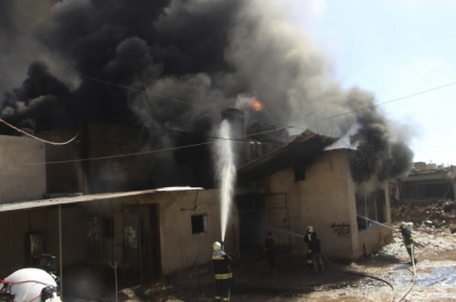 Rusii au bombardat pozitiile rebelilor din Siria. 13 civili ucisi, intre care 6 copii Rusii au bombardat pozitiile rebelilor din Siria. 13 civili ucisi, intre care 6 copii