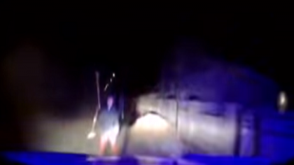 Momentul cand o masina de politie loveste o femeie din Cazaclia, Gagauzia - VIDEO