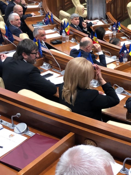 Cum au fost surprinsi deputatii la prima sedinta a parlamentului - GALERIE FOTO