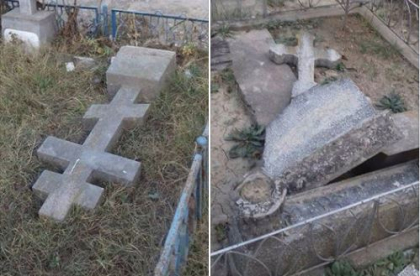 Mai multe morminte din Vorniceni, vandalizate. Politia suspecteaza doi adolescenti Mai multe morminte din Vorniceni, vandalizate. Politia suspecteaza doi adolescenti