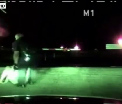 A salvat in ultima clipa o femeie culcata pe sinele de cale ferata. Un politist a ajuns eroul intregului oras A salvat in ultima clipa o femeie culcata pe sinele de cale ferata. Un politist a ajuns eroul intregului oras