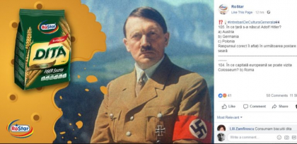 Imaginea lui Hitler si zvastica, intr-o campanie controversata de promovare pentru biscuiti - FOTO Imaginea lui Hitler si zvastica, intr-o campanie controversata de promovare pentru biscuiti - FOTO