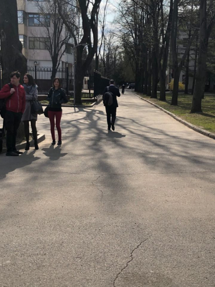Sergiu Sarbu s-a intors la munca? Prima imagine cu democratul dupa ce ar fi fost batut de Pavel Grigorciuc