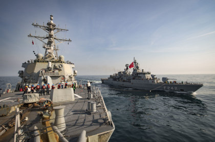 Cel mai mare exercitiu militar din Marea Neagra, la Constanta. NATO trimite zeci de nave
Cel mai mare exercitiu militar din Marea Neagra, la Constanta. NATO trimite zeci de nave