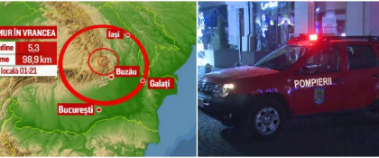 Cutremur de 5,3 in Romania, resimtit puternic in Moldova si Bulgaria. Seismul s-a produs la o adancime de 97 de kilometri Cutremur de 5,3 in Romania, resimtit puternic in Moldova si Bulgaria. Seismul s-a produs la o adancime de 97 de kilometri