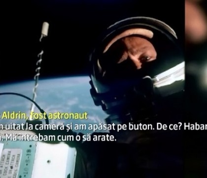 Primul selfie a fost facut in 1966, in spatiu. Astronautul Buzz Aldrin a povestit cum s-a petrecut totul