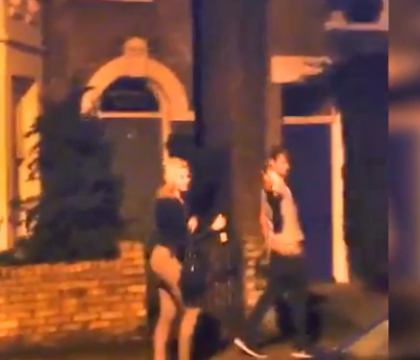 VIDEO. "Am crezut ca e un animal la fereastra". Ce a surprins un student in plina strada