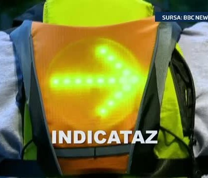 Gadgeturi pentru biciclisti: rucsacul cu semnalizare, manusa cu sageti luminoase si aplicatia antifurt