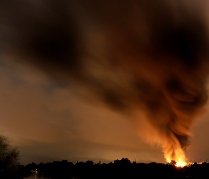 VIDEO. Explozie puternica la o uzina de produse chimice din nordul Germaniei