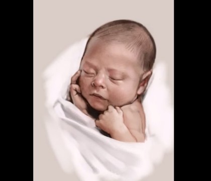 Copilul care imbatraneste 80 de ani in doar 4 minute. Viata unei femei, surprinsa perfect de un artist sud-coreean