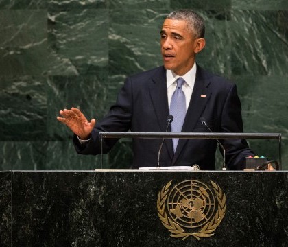 Obama: "Nu ne putem condamna copiii si nepotii la un viitor pe care nu-l pot repara". Peste 120 de sefi de state sunt la New York Obama: "Nu ne putem condamna copiii si nepotii la un viitor pe care nu-l pot repara". Peste 120 de sefi de state sunt la New York